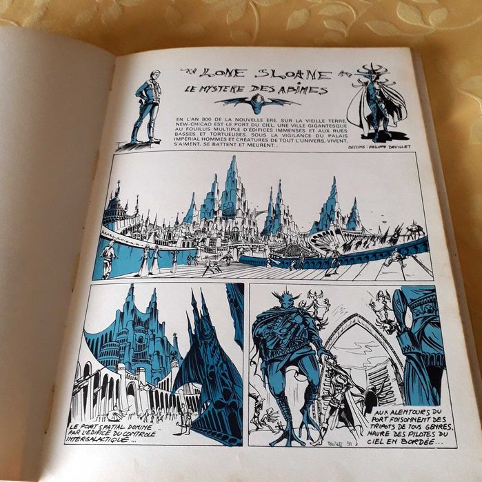 Philippe Druillet - Le Mystère des Abîmes (1966) - EO (Le Terrain Vague / Eric Losfeld)