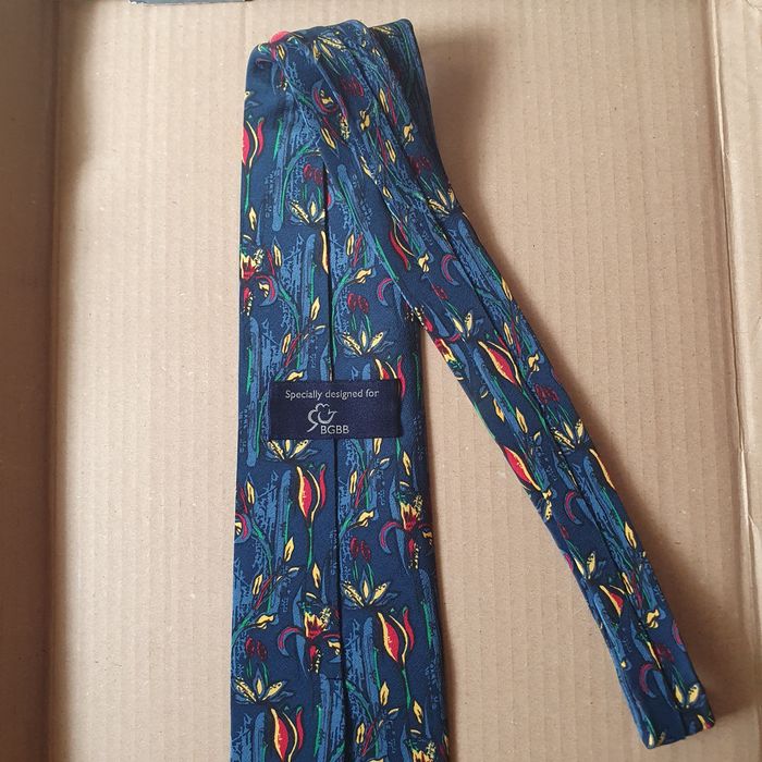 Krawat męski w kwiaty (k-5)OK