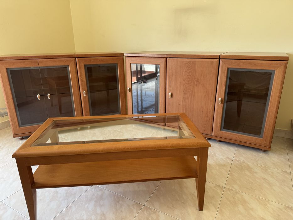 Conjunto miveis madeira como novos