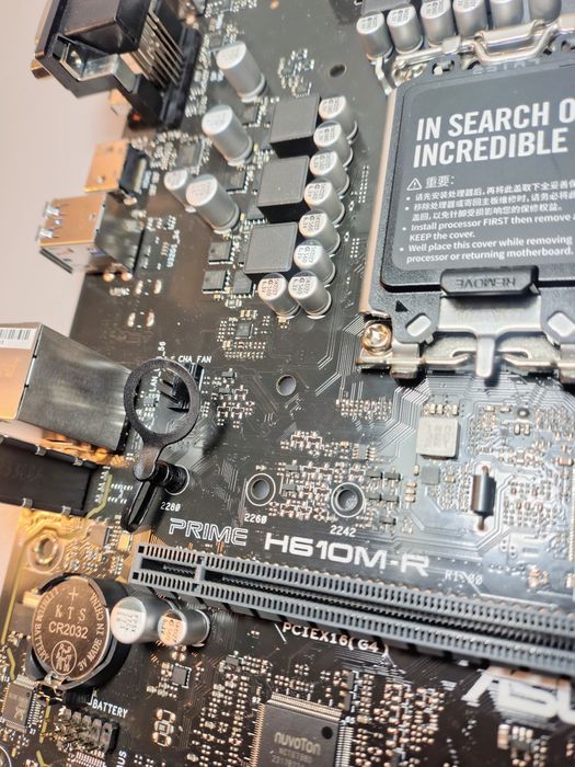 Материнська Плата Asus H610M-R D4-SI