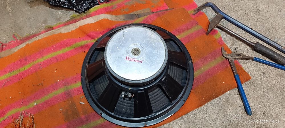 Głośnik estradowy basowy 38cm 15" 500w 8ohm