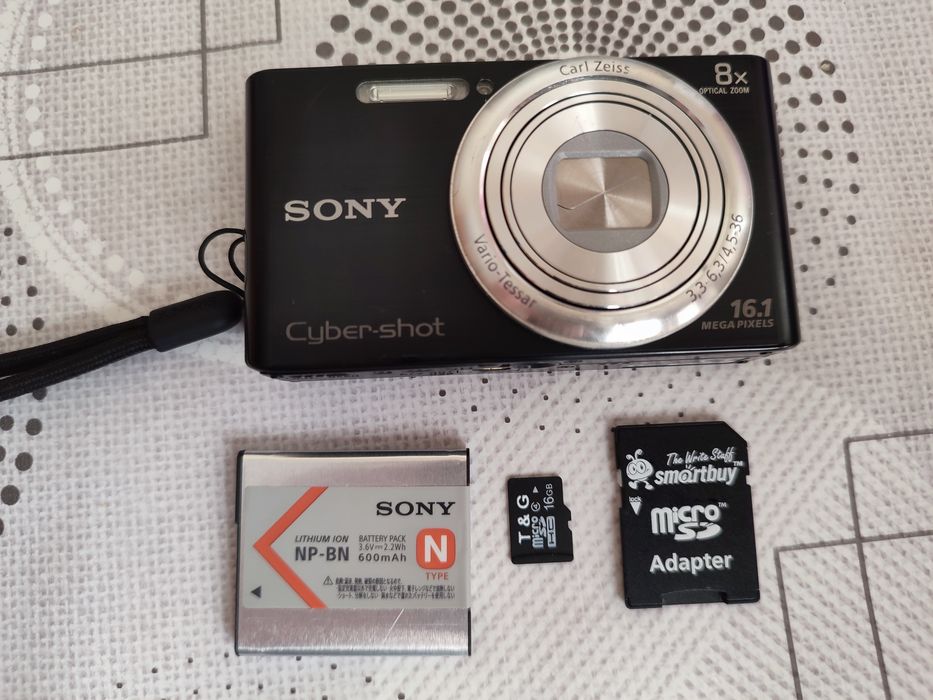 Фотоаппарат sony w730 + micro sd 16gb