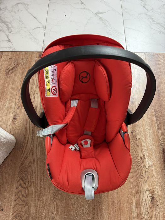 Cybex Cloud Z i-Fix Autumn Gold + baza ISOFIX 360° – stan bardzo dobry
