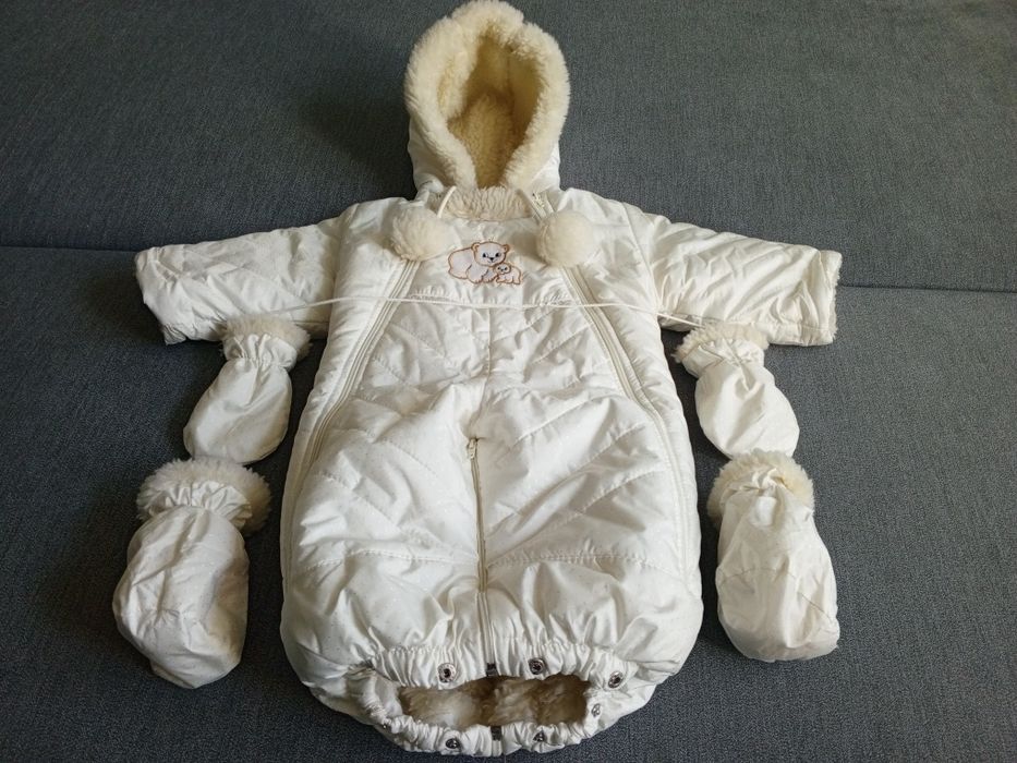 Дитячий комбінезон, зимовий комбінезон для дівчинки