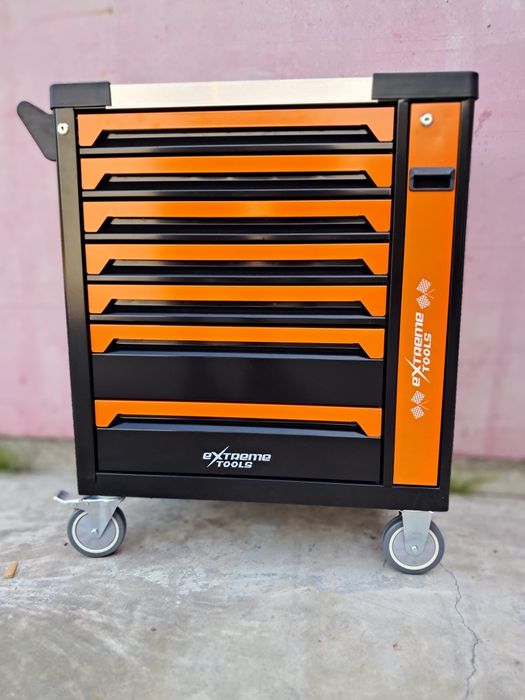 Carrinho de ferramentas 7 gavetas completas novo