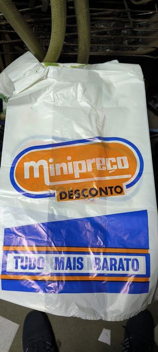 Saco plástico vintage Minipreço 5 unidades