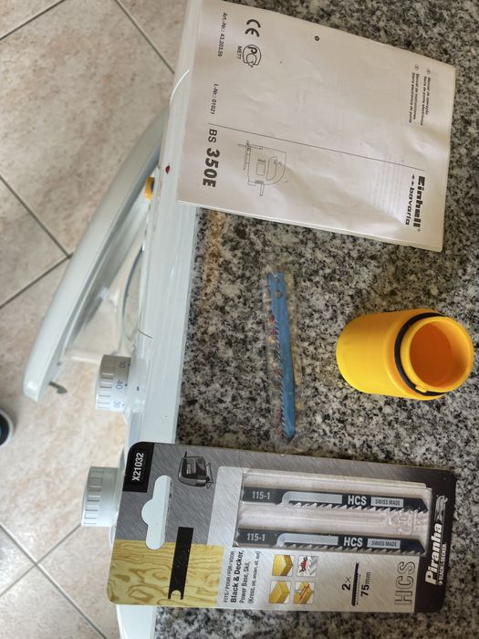 Serra Tico-Tico Einhell Bavaria BS 350 E + Lâminas Piranha (NOVO)