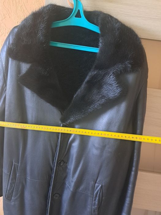 Знижка! Продам чоловічу зимню дублянку з натуральної шкіри, норка/муто