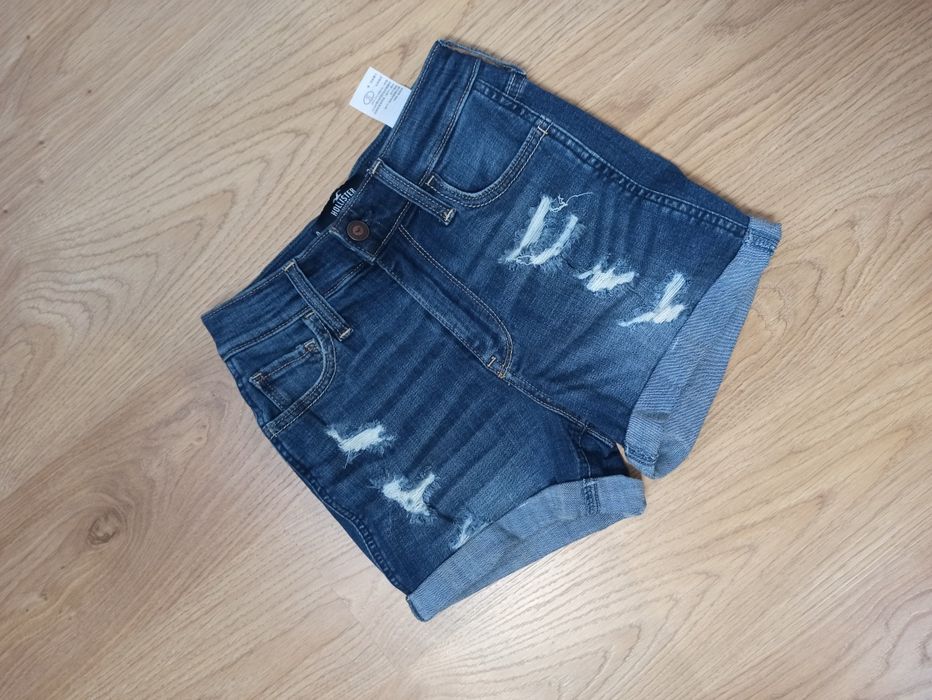 Hollister spodenki damskie dżinsowe XS 34,