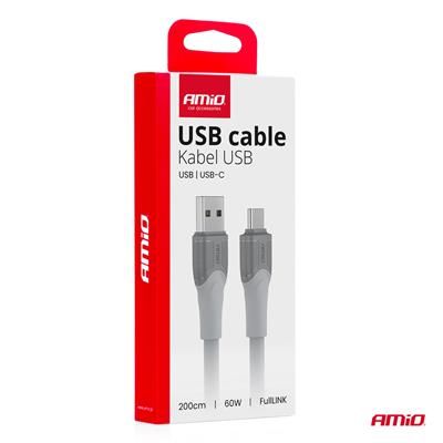 Kabel do ładowania USB-A USB-C 60W 200cm FullLINK
