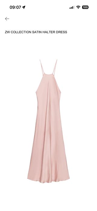 Сукня атласна Zara S
