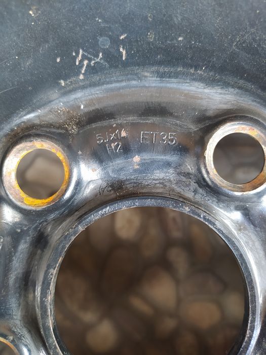 Диск металлический на Фольксваген Поло lV r14