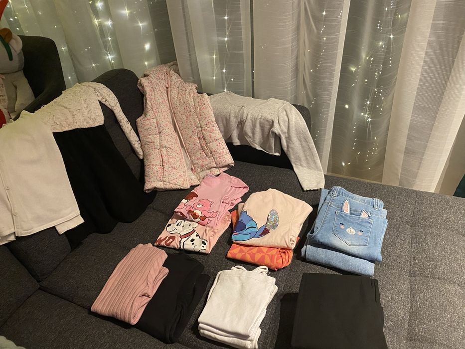 Paka ubran 122-134 dla dziewczynki