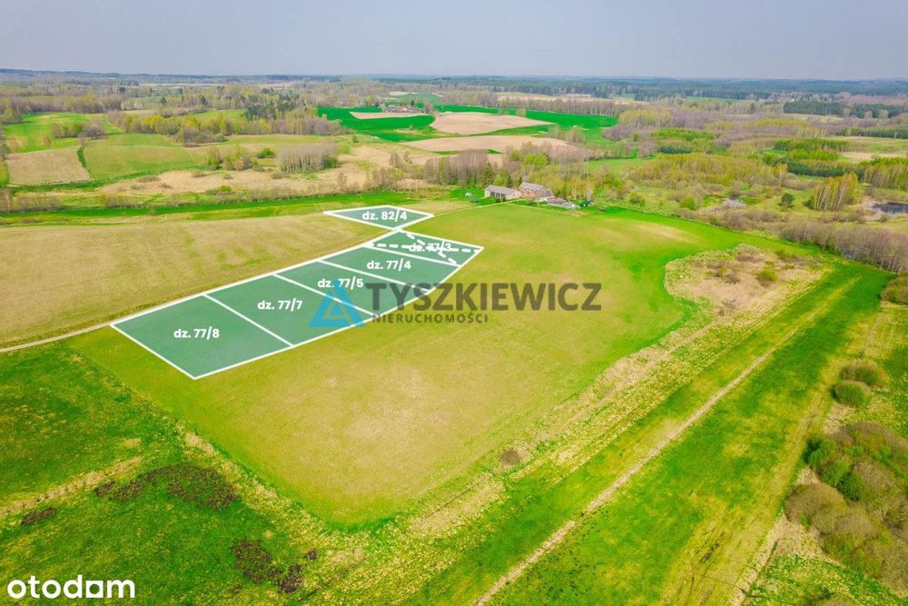 Nowe działki budowlane w miejscowości Nowe Huty