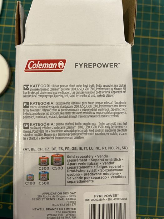 Kuchenka palnik coleman fyrepower 7000 watts biwak