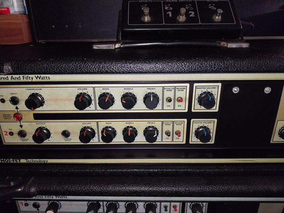 Cabeça de amplificador guitarra HH electronic 150W MOS-FET tecnology