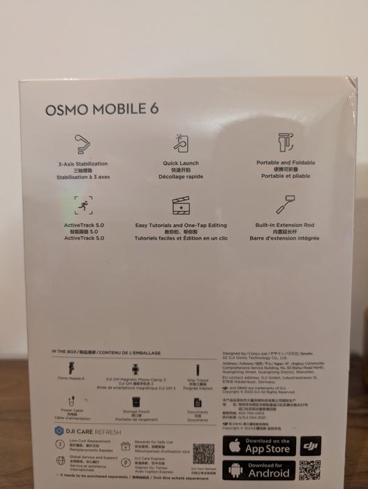 Gimball DJI Osmo Mobile 6 - Novo selado com garantia