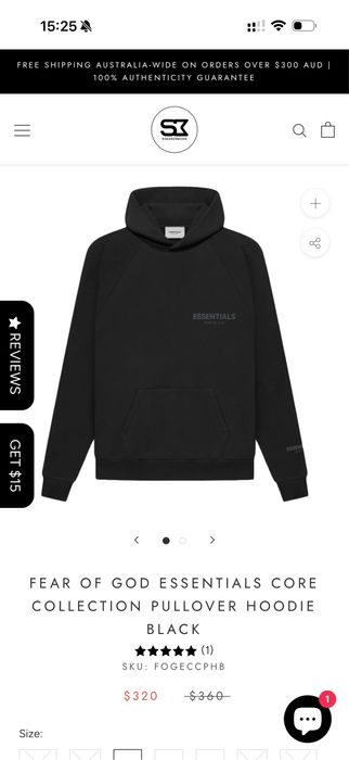 Худі Fear of God Essentials
