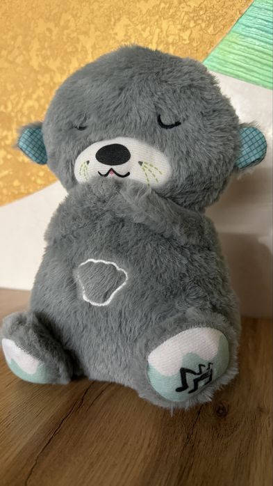 интерактивная мягкая музыкальная игрушка-ночник «Дышащая выдра»