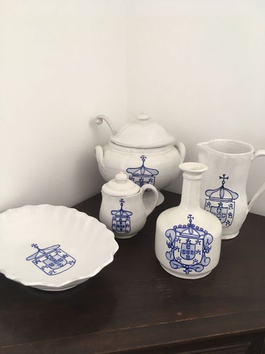 Serviço barro vidrado