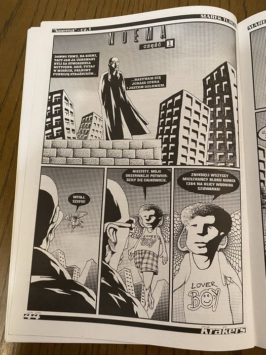 Krakers 18 ( 2001/04 )  magazyn komiksowy, komiks Michaś Potrafi