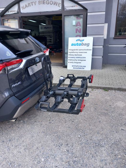 Platforma rowerowa na hak Thule Epos 3 - innowacyjna, na każdy rower
