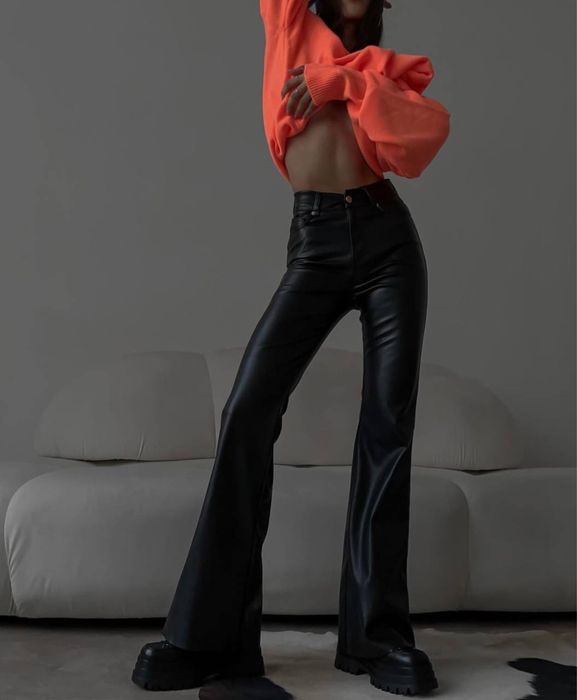 Шкіряні штани брюки