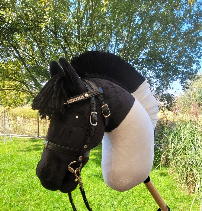 Konik Hobby Horse Fiord A4 ręcznie szyty z minky,zestaw z ogłowiem #24