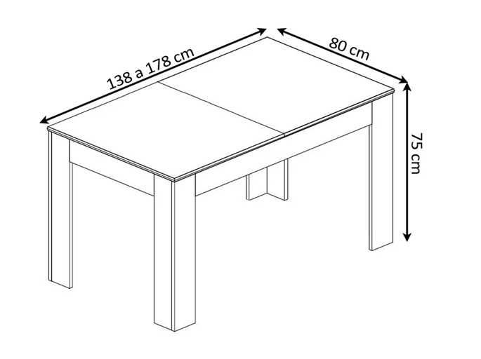 Liquidação! Mesa extensível + 6 cadeiras + entrega por 230€