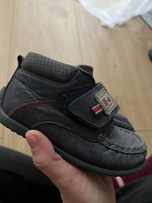 Buty lasocki skórzane trzewiki 24 na rzep