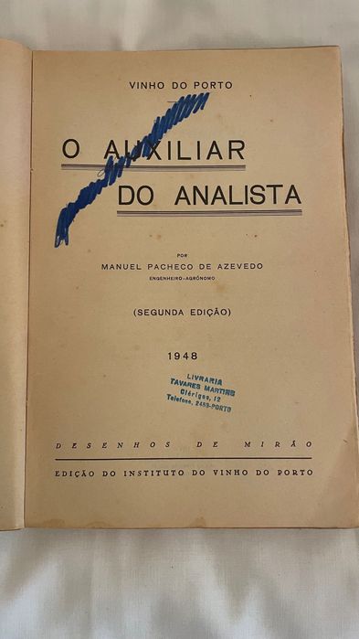Livro O Auxiliar do Analista