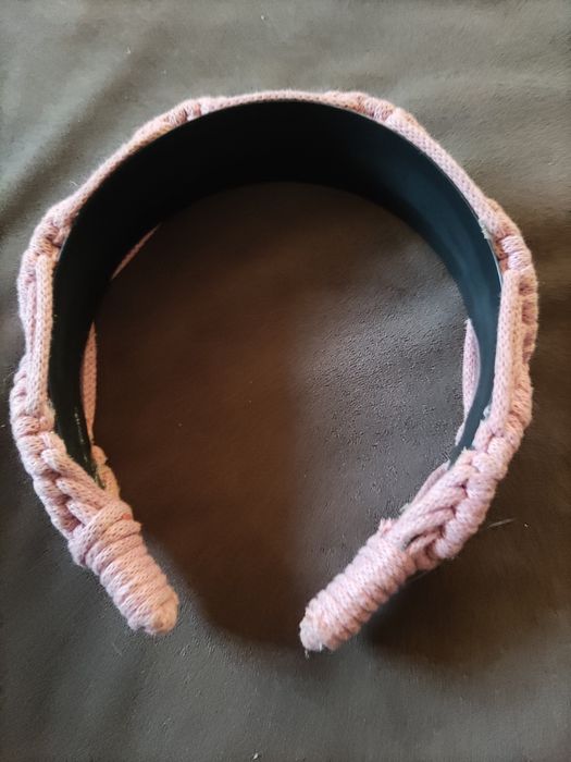 Opaska do włosów różowa pink