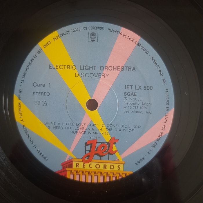 Продам вінілову платівку Electric Light Orchestra "Discovery"