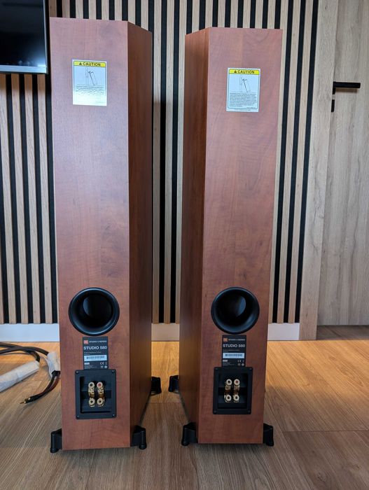 JBL 580 Studio, wiśnia, komplet