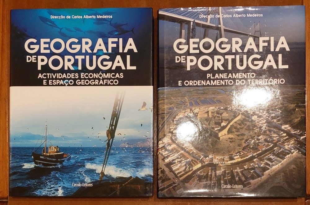 Coleção de livros sobre Geografia