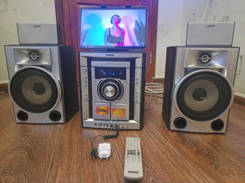 320 Ватт музыкальный центр Sony HCD-GNZ8D-DVD/MP3/Bluetooth/FM+видео