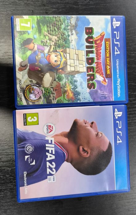 Dragon quest builders/Fifa 22 PlayStation 4