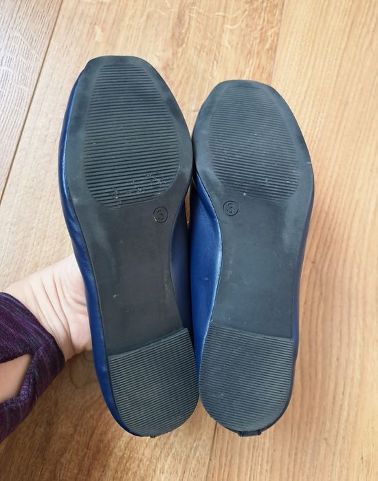 Синие туфли туфельки балетки для девочки