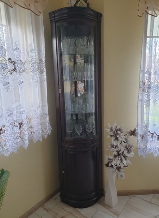 #Zestaw 2 drzwiczek meblowych półokrągłych narożne. # Szafka/komoda na