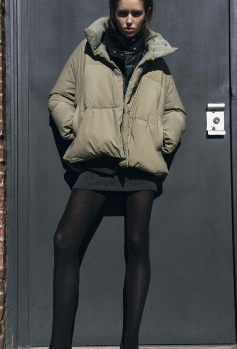 Куртка демісезонна  пуфер zara woman