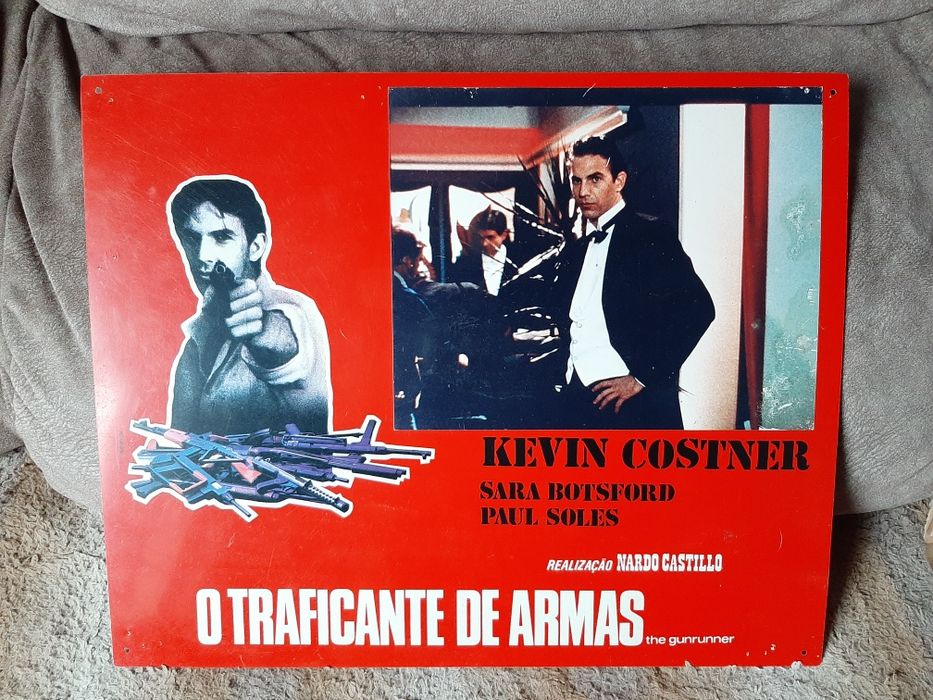 Cartaz de cinema O Traficante de Armas (Kevin Costner)