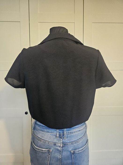 Czarne body eleganckie