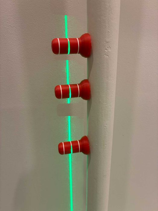 Klocki do poziomowania laserowego z magnesem – zestaw 10 sztuk