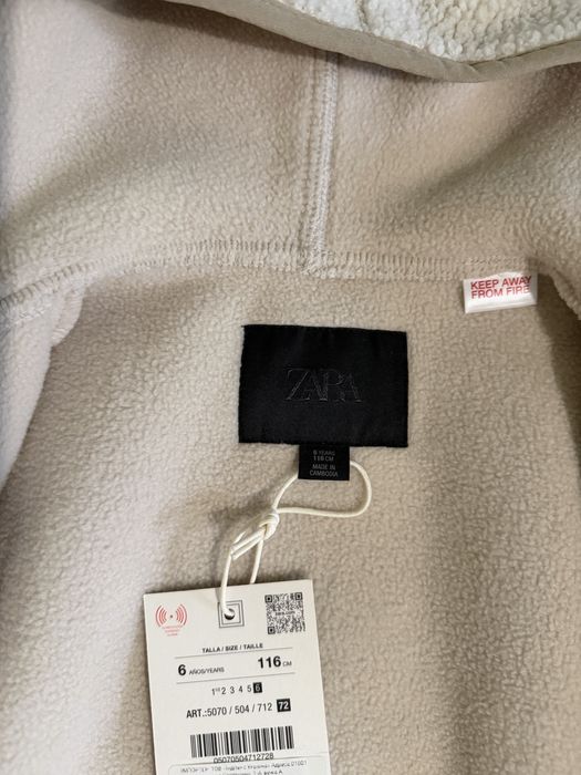 Дитяча флісова кофта/куртка Zara.