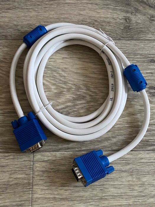 Кабель, шнур VGA 3 метри, шнур для монітора vga, кабель перехідник