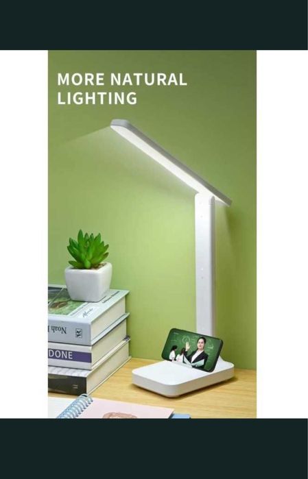 Настольная аккумуляторная лампа , зарядка Type-C