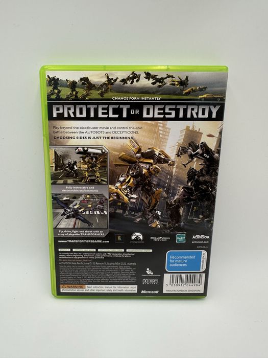 Gra transformers the game na konsole xbox360