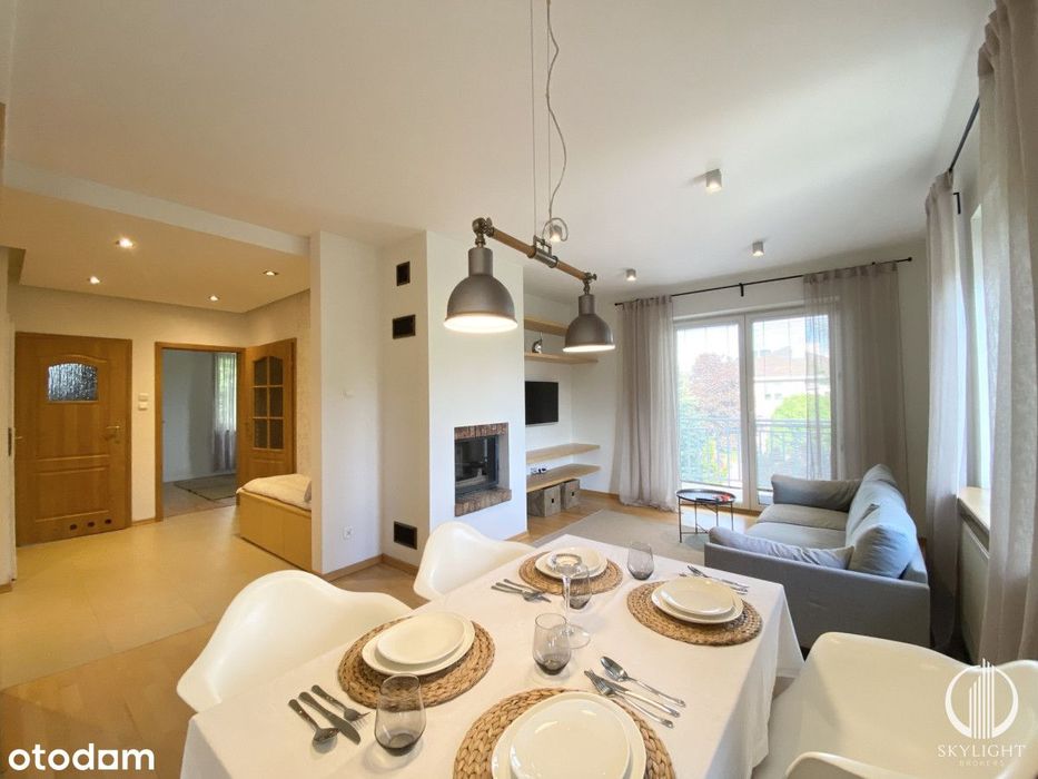 Przestronne 3 pokoje 70 m² z kominkiem | Wawer