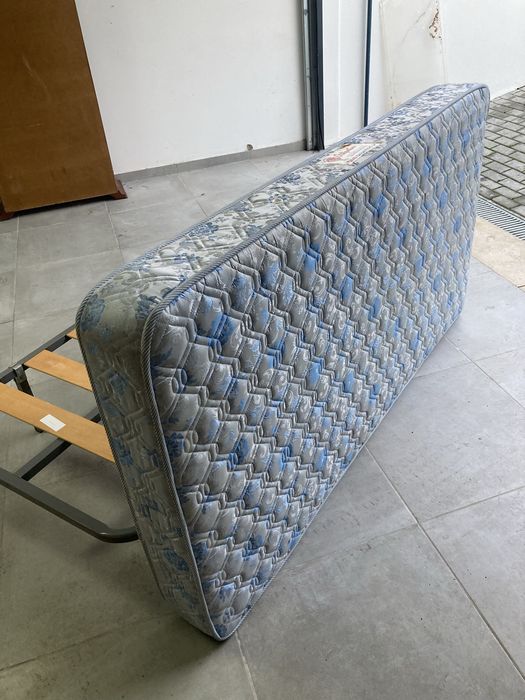 Estrado Cama Solteiro + Colchão