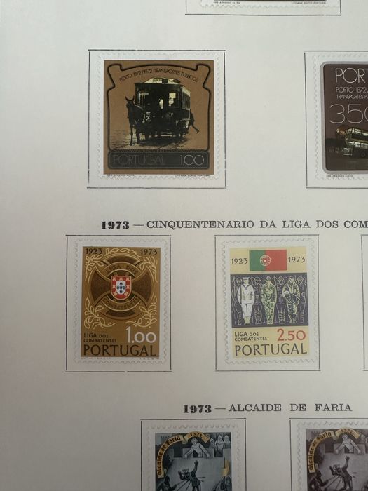 Selos de 1973 - serie completa, novos